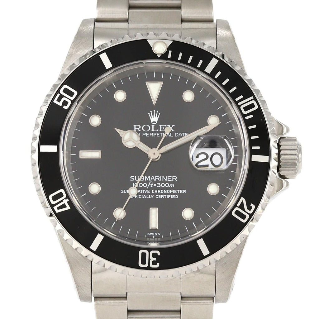 Rolex Submariner Date SS Automatic Winding a Number Watch