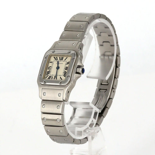 Cartier Santos Galbe SM SS Quartz Watch — view 2