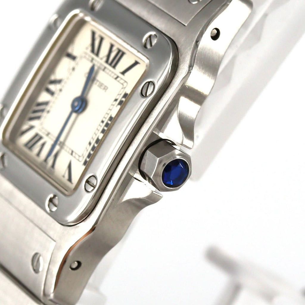 Cartier Santos Galbe SM SS Quartz Watch — view 4