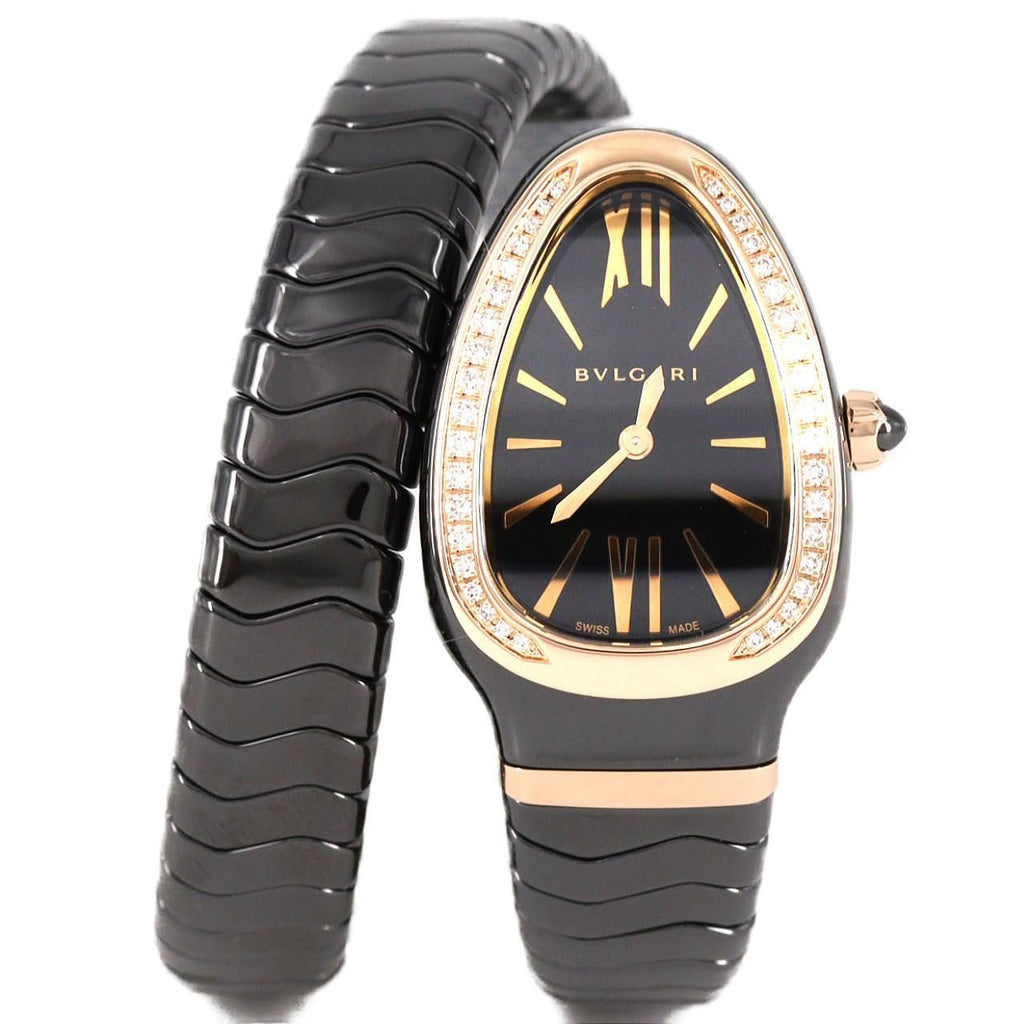 Bvlgari Serpenti Piga Ceramic Xpg D S Quartz Watch