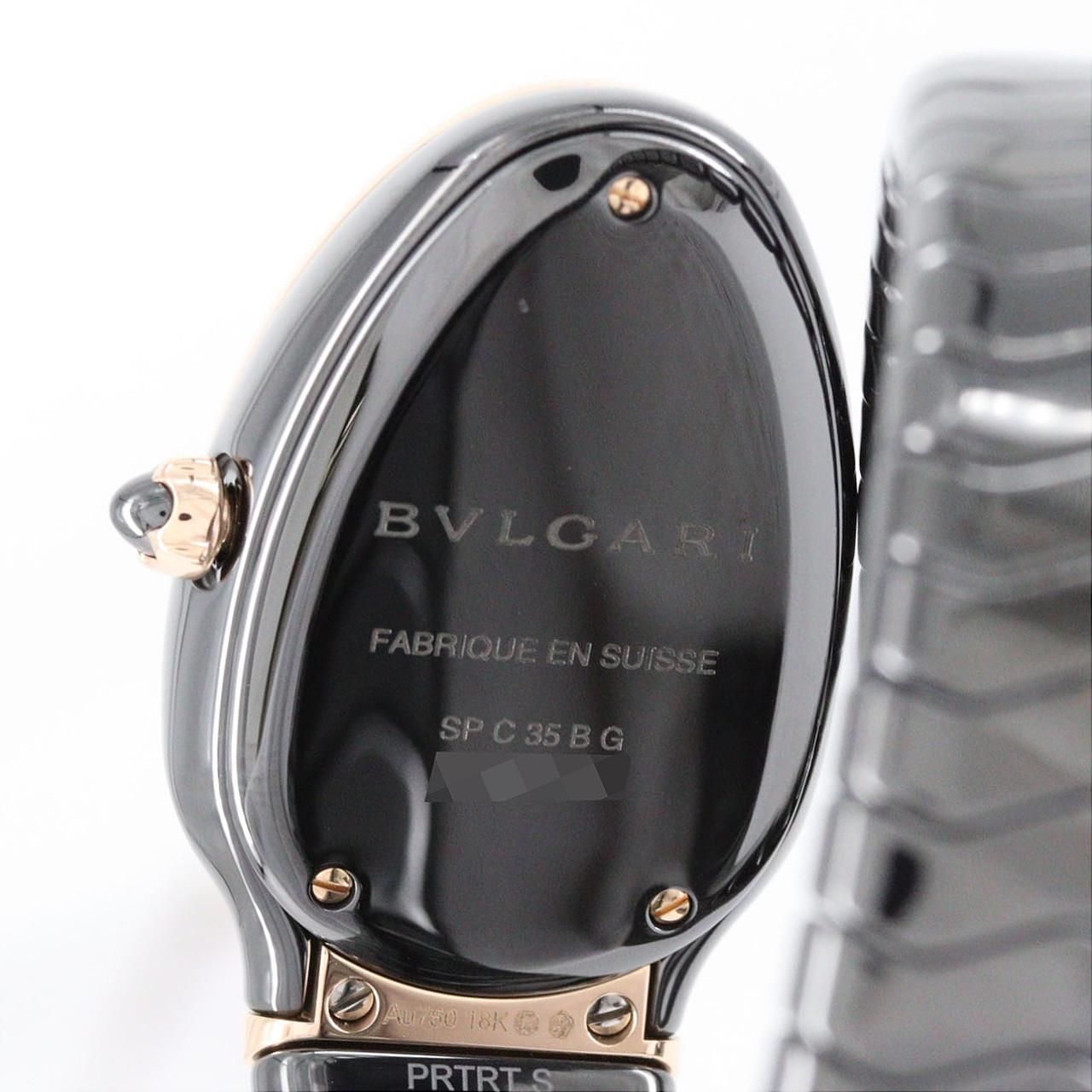 Bvlgari Serpenti Piga Ceramic Xpg D S Quartz Watch — view 5