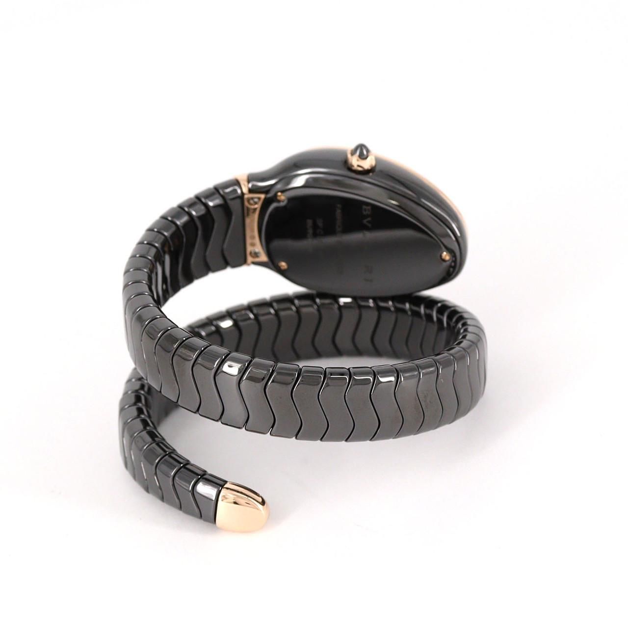 Bvlgari Serpenti Piga Ceramic Xpg D S Quartz Watch — view 6