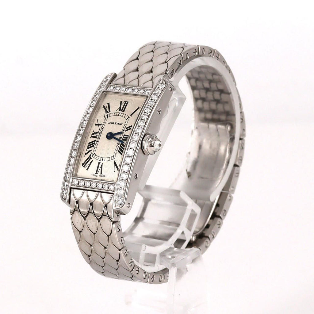 Cartier Tank American SM WG D WG Quartz Watch — view 2