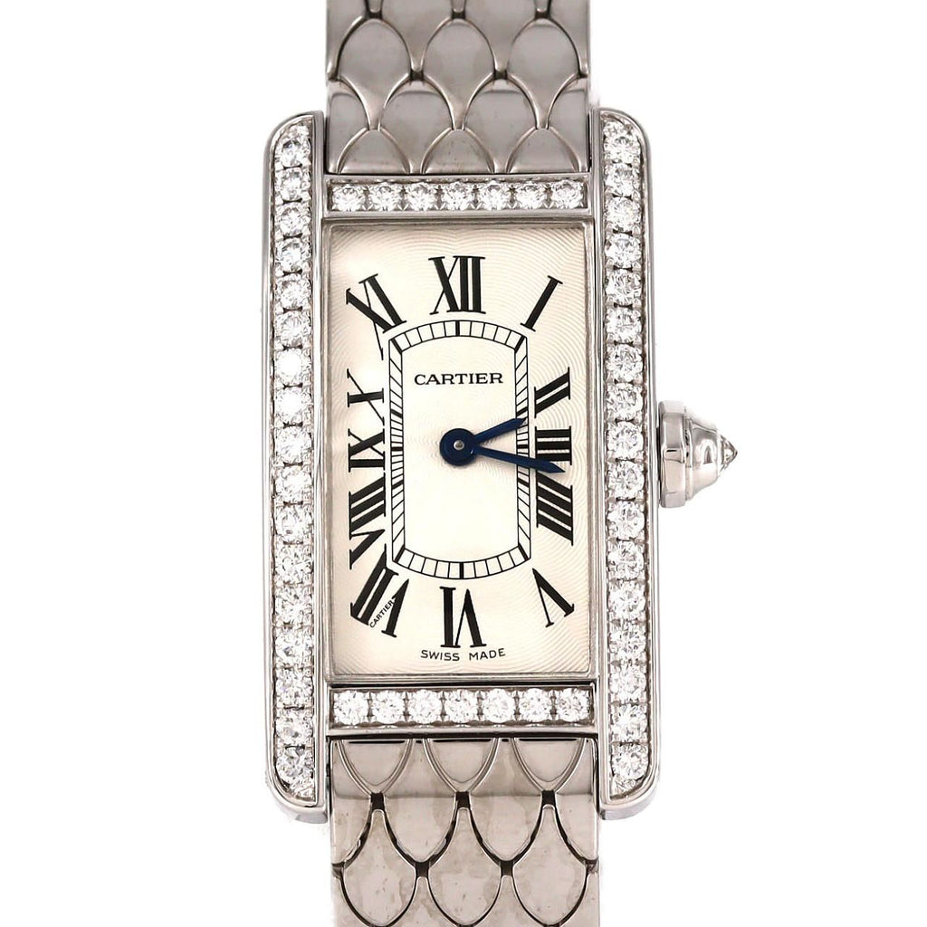 Cartier Tank American SM WG D WG Quartz Watch