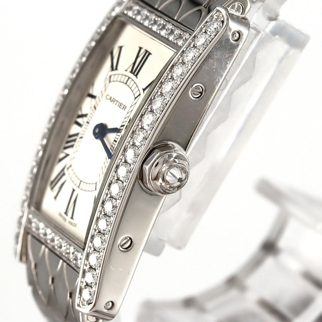 Cartier Tank American SM WG D WG Quartz Watch — view 4