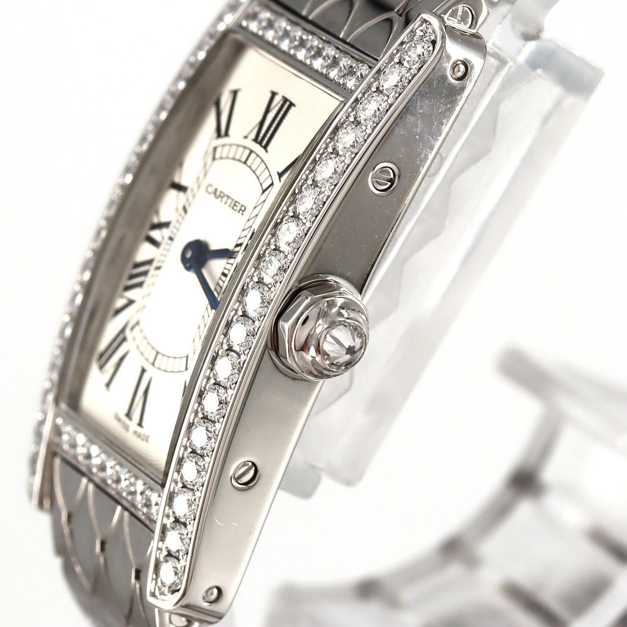 Cartier Tank American SM WG D WG Quartz Watch — view 4