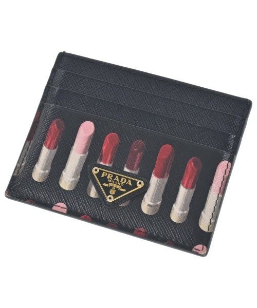 Prada Card Case Card Holders Black