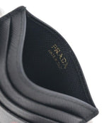 Prada Card Case Card Holders Black — view 3