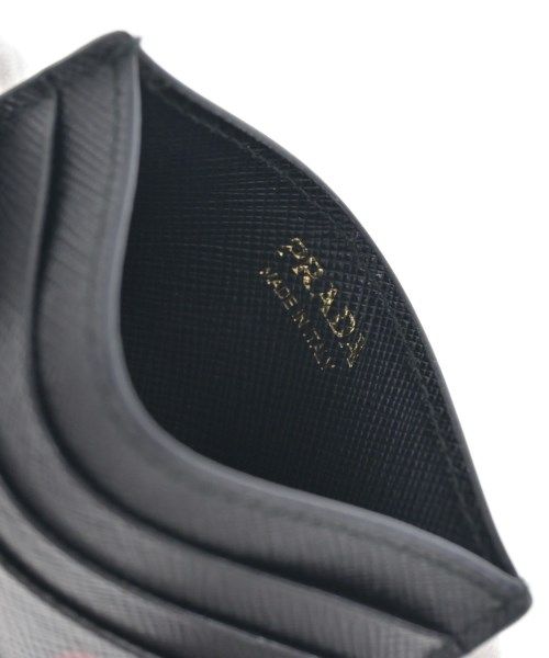 Prada Card Case Card Holders Black — view 3