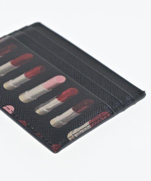 Prada Card Case Card Holders Black — view 6