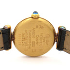 Cartier Watch Must Colise Vermeil 925 Leather Strap Black — view 3