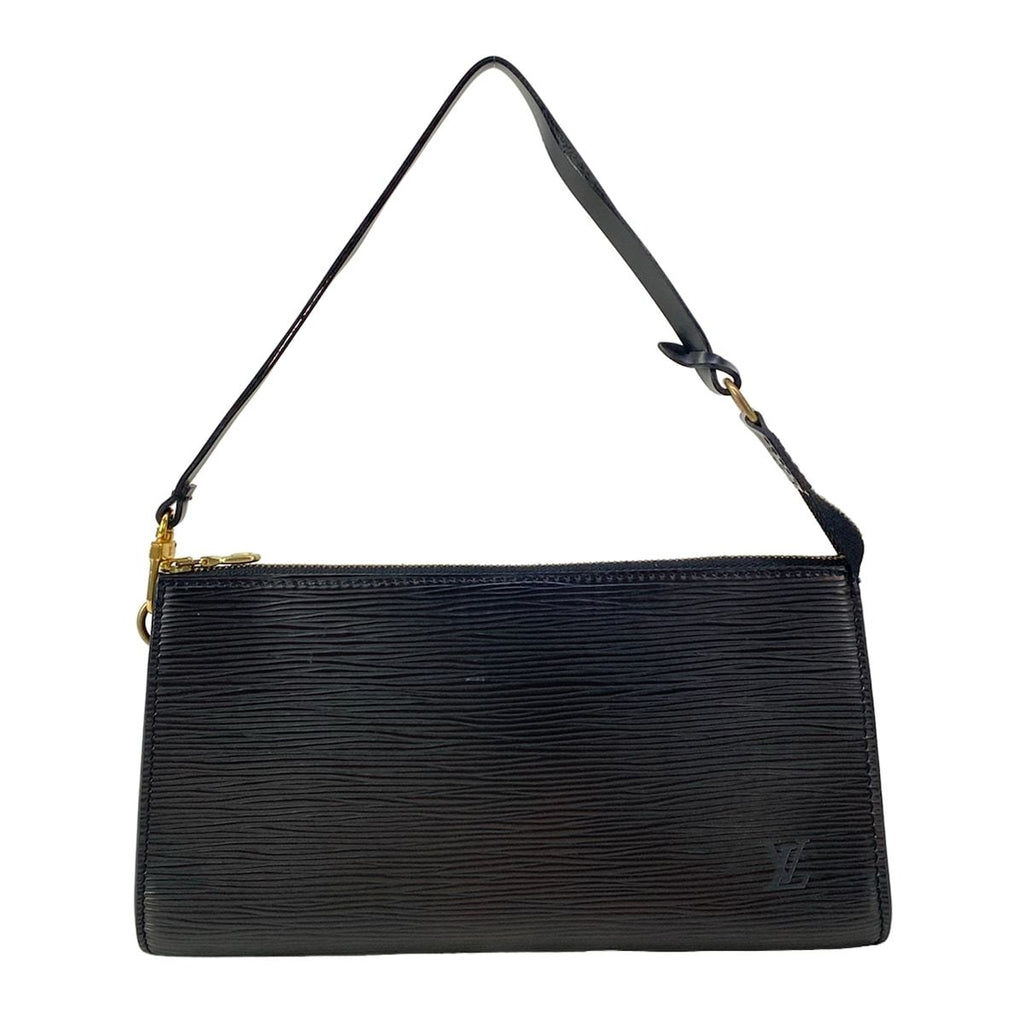 Louis Vuitton Handbag Epi Pochette 21 Noir Leather