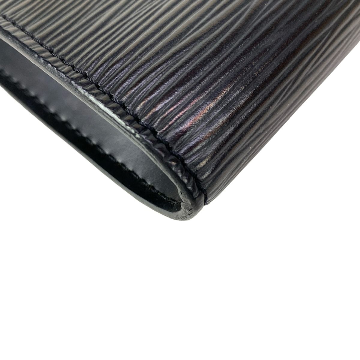 Louis Vuitton Handbag Epi Pochette 21 Noir Leather — view 6