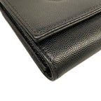 Chanel Bifold Wallet Small Flap Black CC Logo — view 8