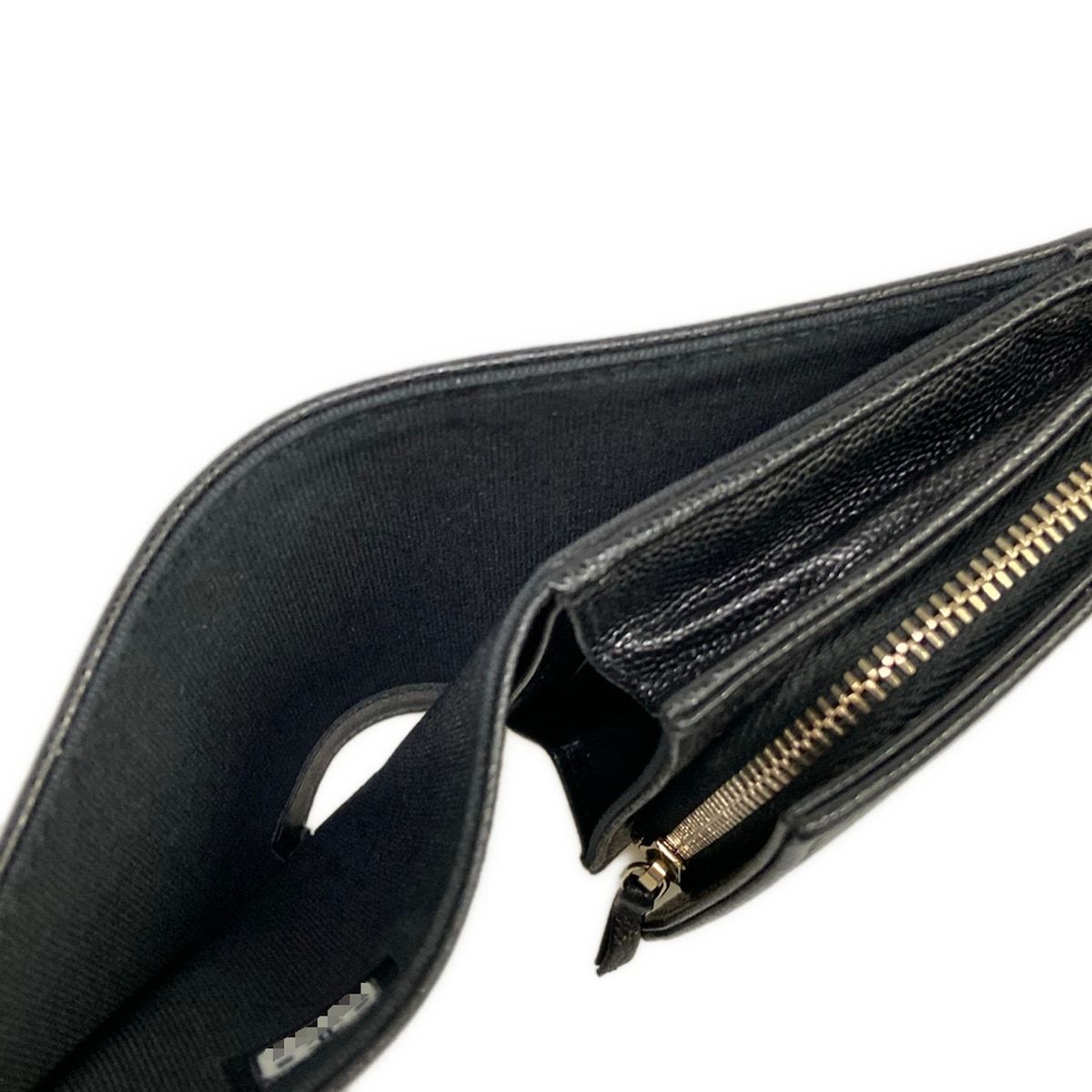 Chanel Bifold Wallet Small Flap Black CC Logo — view 4