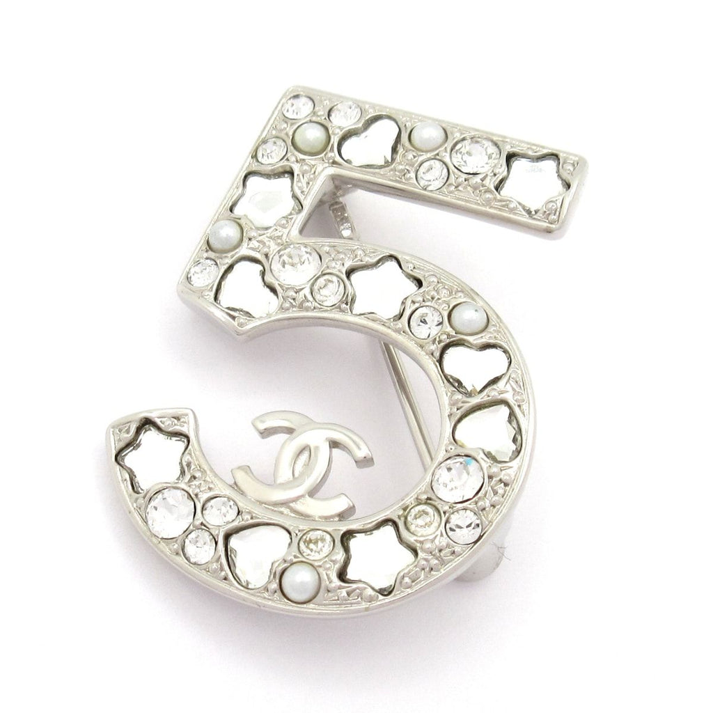 Chanel Brooch Silver Star