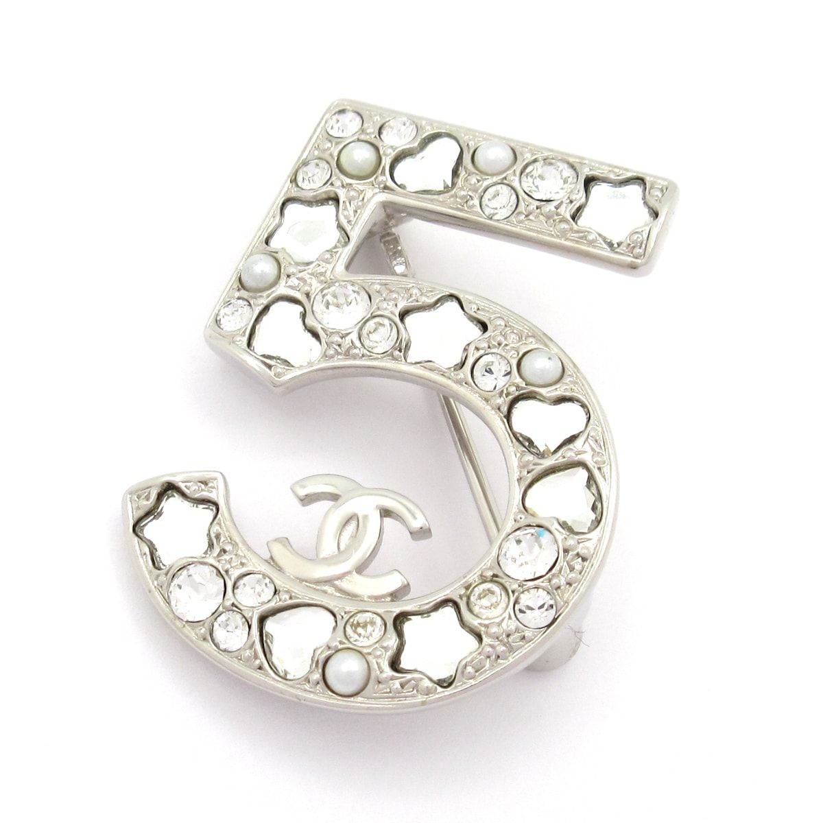 Chanel Brooch Silver Star