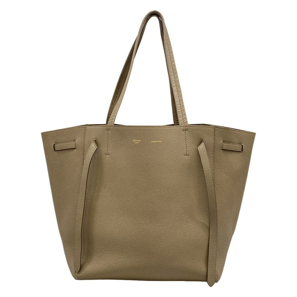 Celine Tote Cabas Phantom Small with Belt Taupe