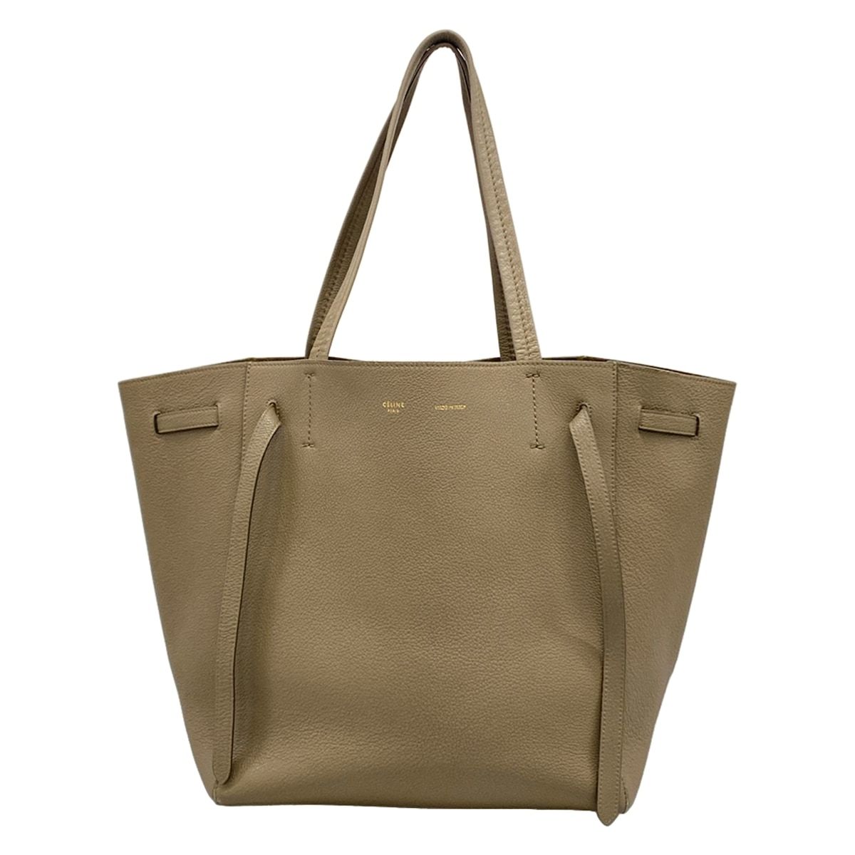 Celine Tote Cabas Phantom Small with Belt Taupe