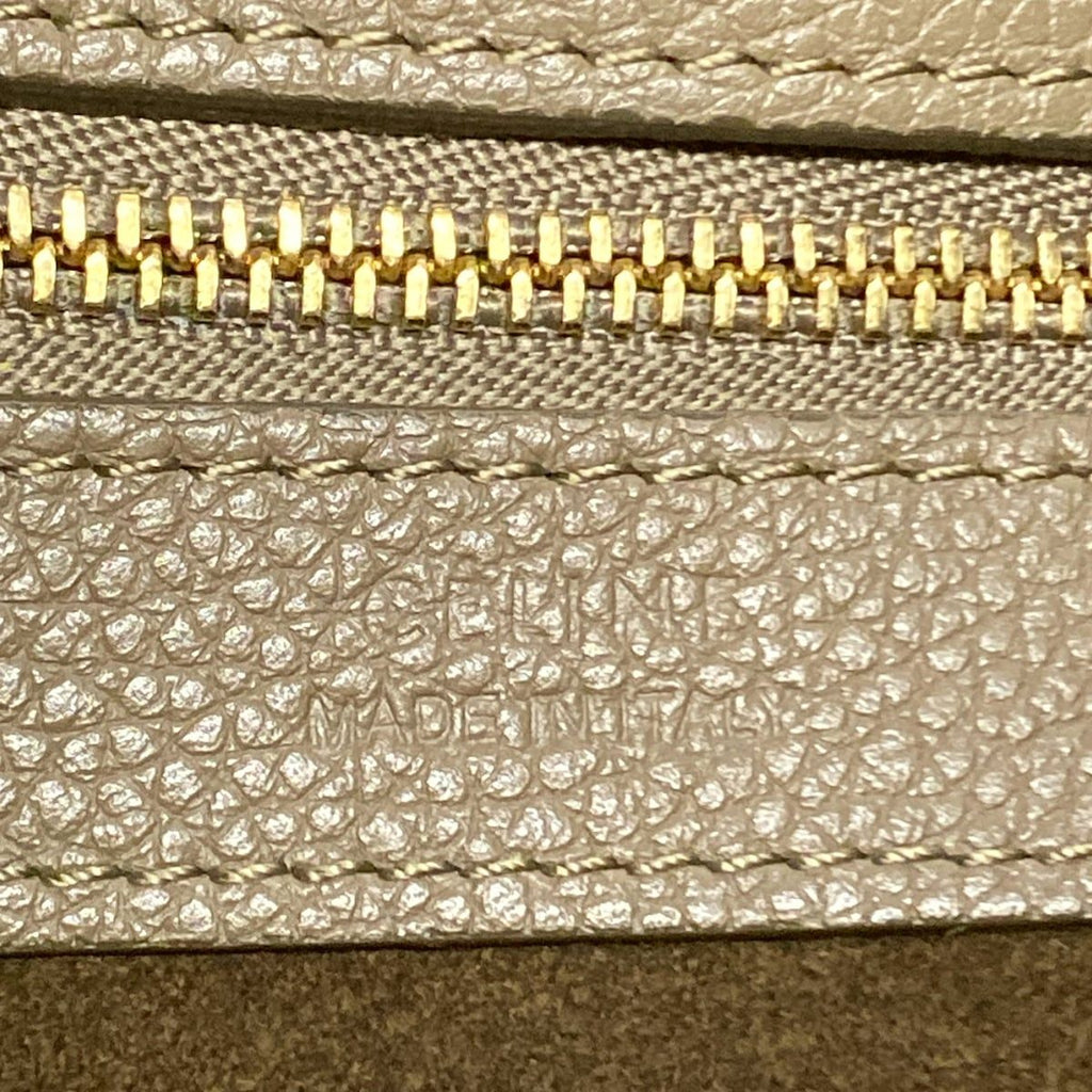 Celine Tote Cabas Phantom Small with Belt Taupe — view 9