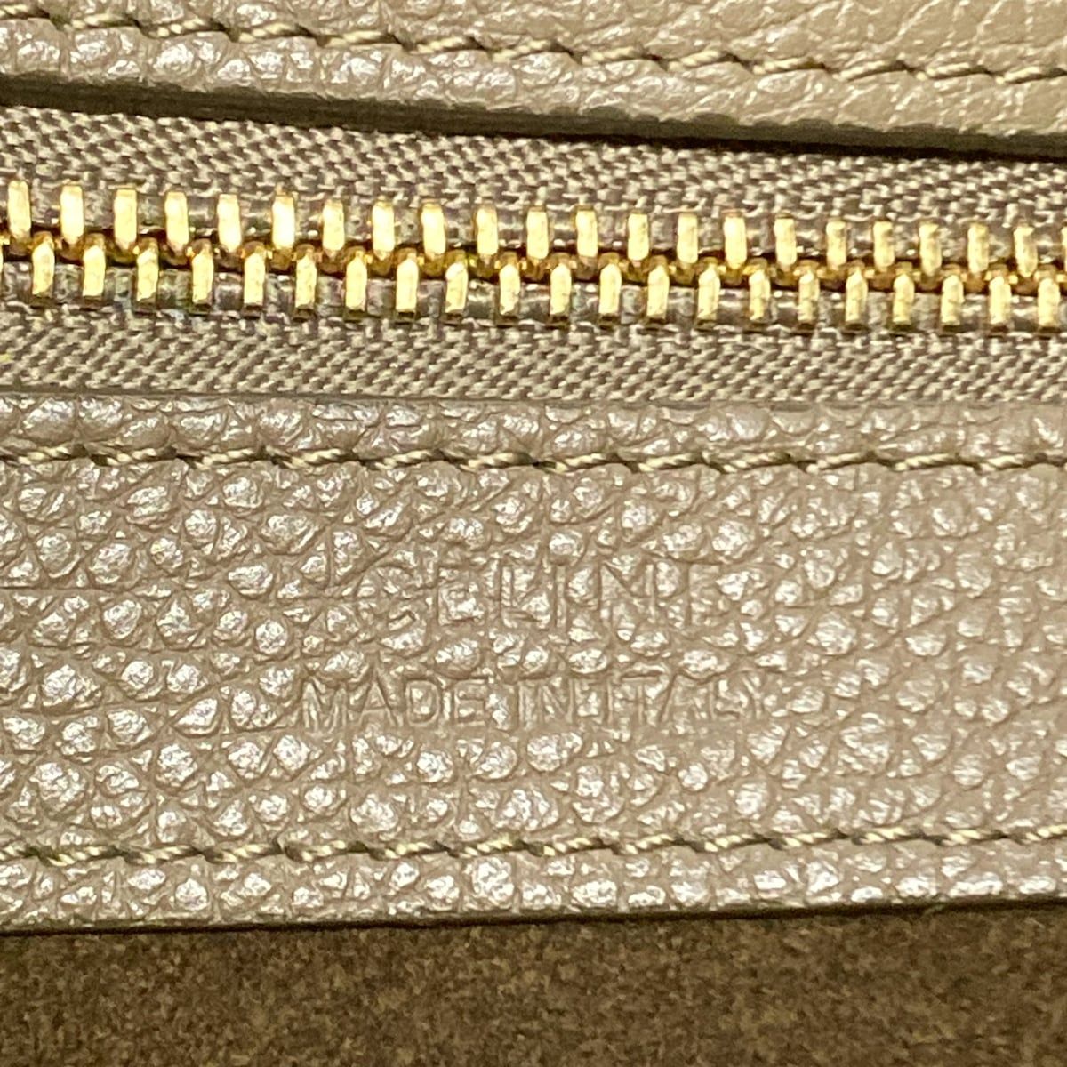 Celine Tote Cabas Phantom Small with Belt Taupe — view 9