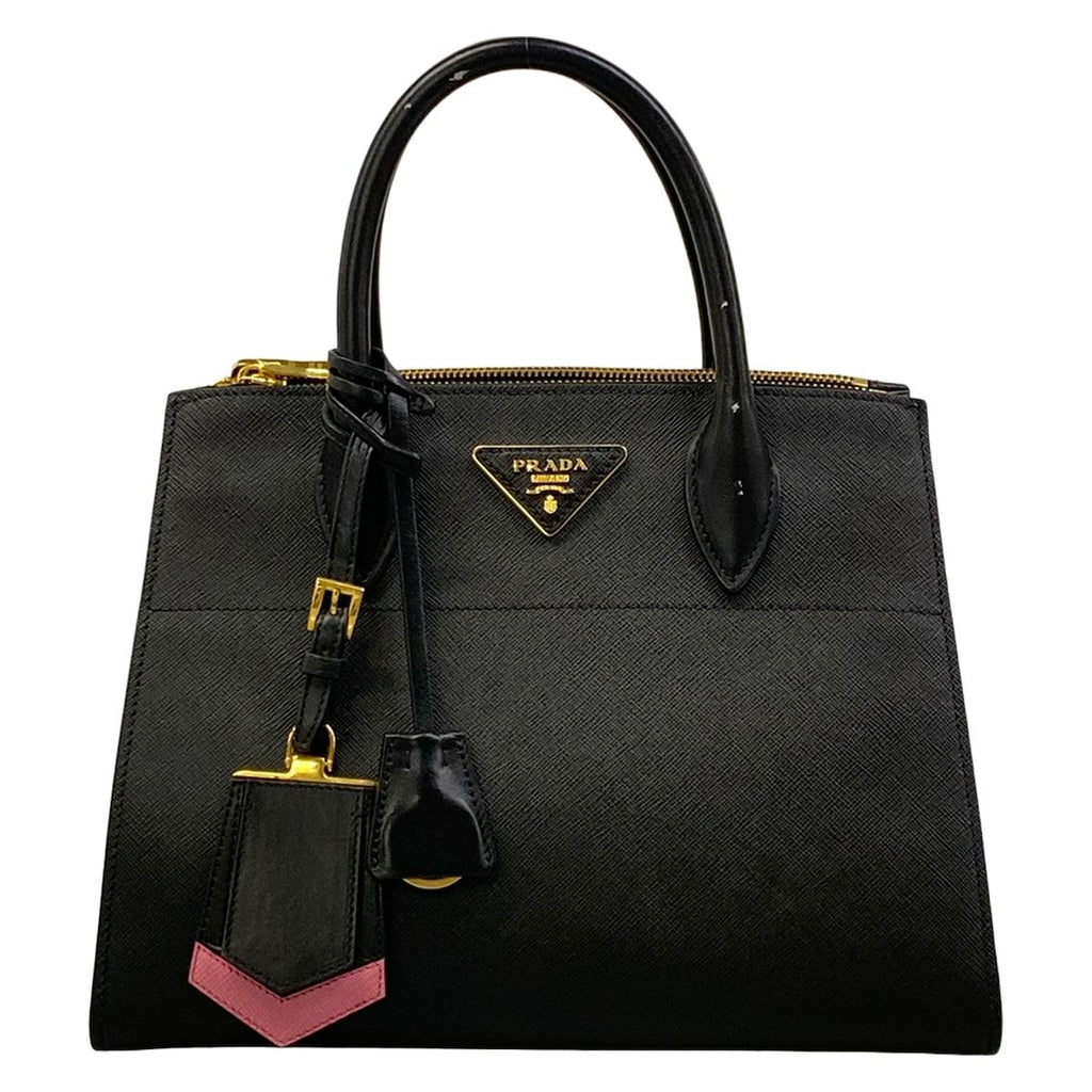 Prada Handbag Paradigm Bag Black Leather