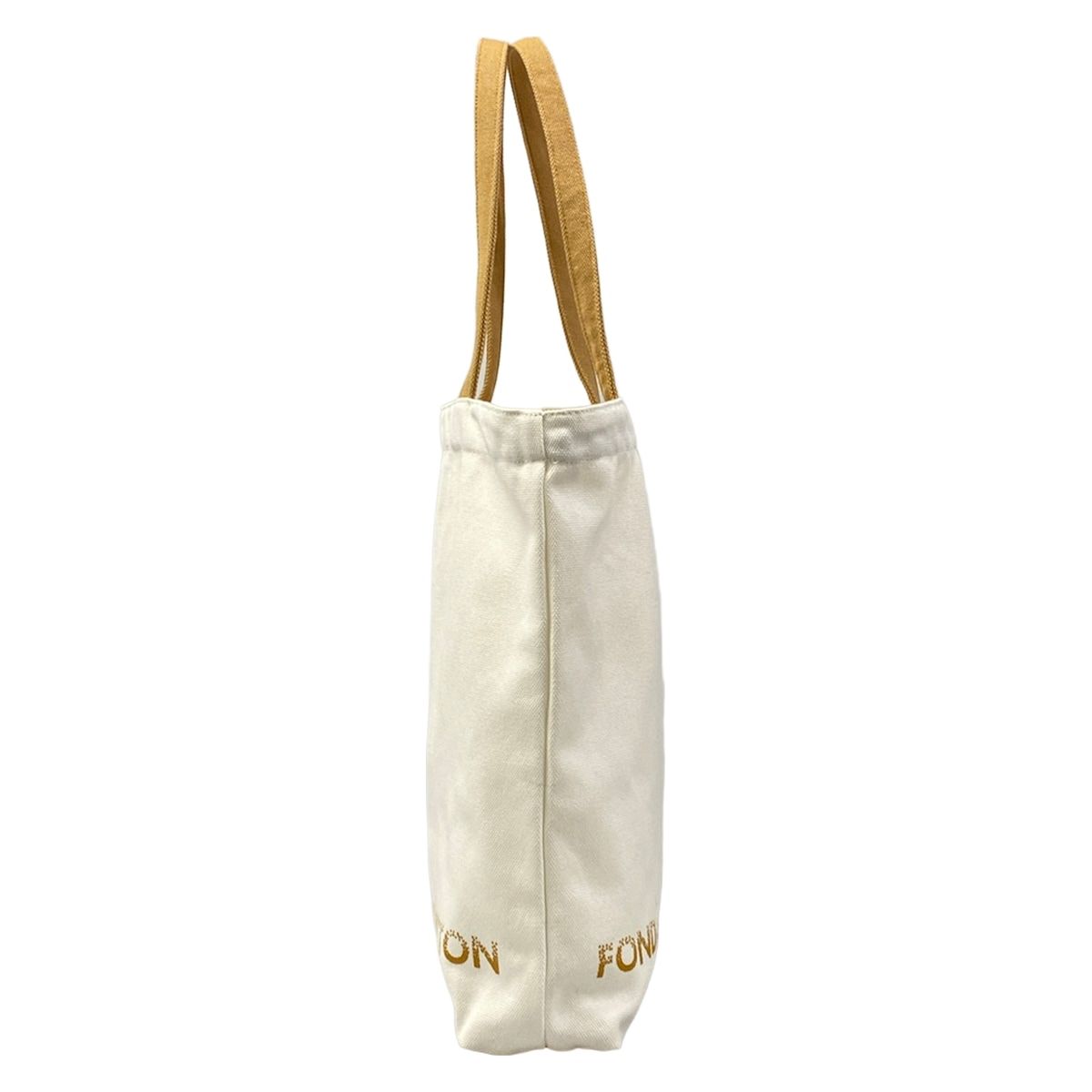 Louis Vuitton Tote White Light Brown Museum Limited Fondation — view 2