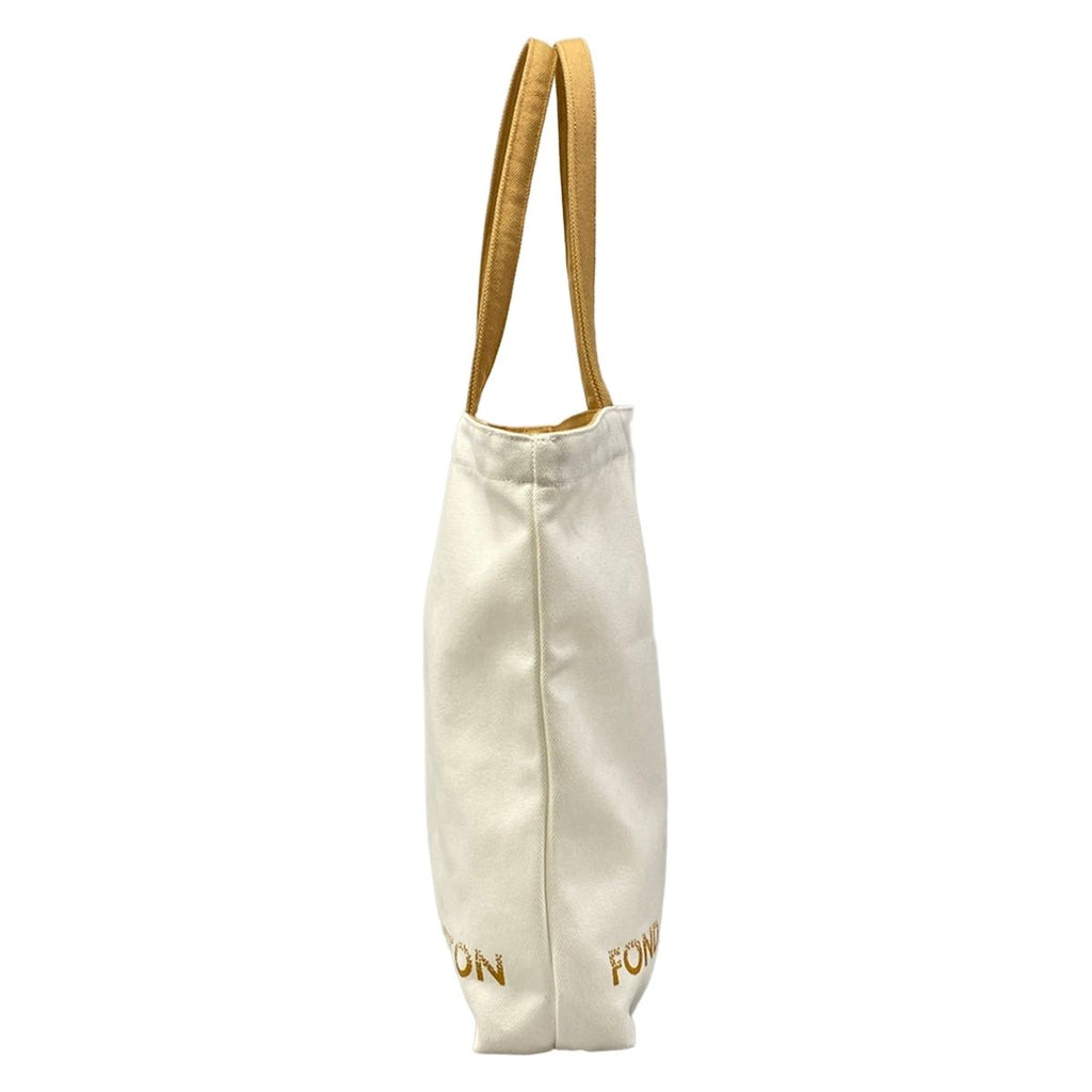 Louis Vuitton Tote White Light Brown Museum Limited Fondation — view 4