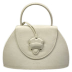 Loewe Handbag Barcelona White Leather