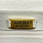 Loewe Handbag Barcelona White Leather — view 9