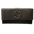 Gucci Wallet Blanc Di Dark Brown Beige Leather