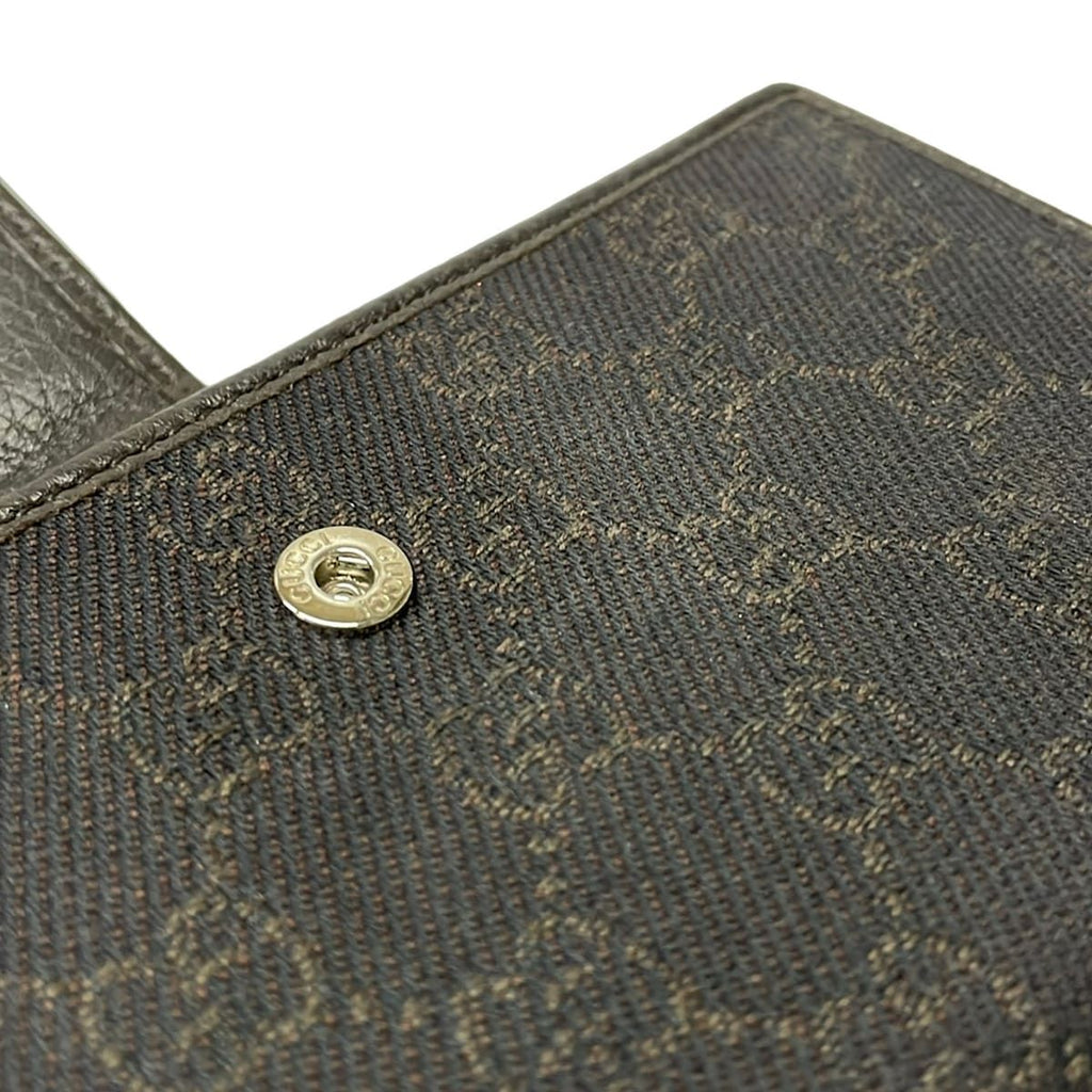 Gucci Wallet Blanc Di Dark Brown Beige Leather — view 7
