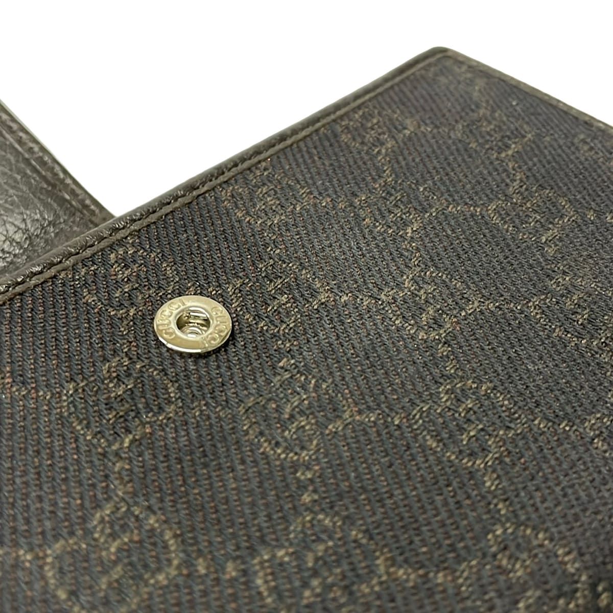 Gucci Wallet Blanc Di Dark Brown Beige Leather — view 7