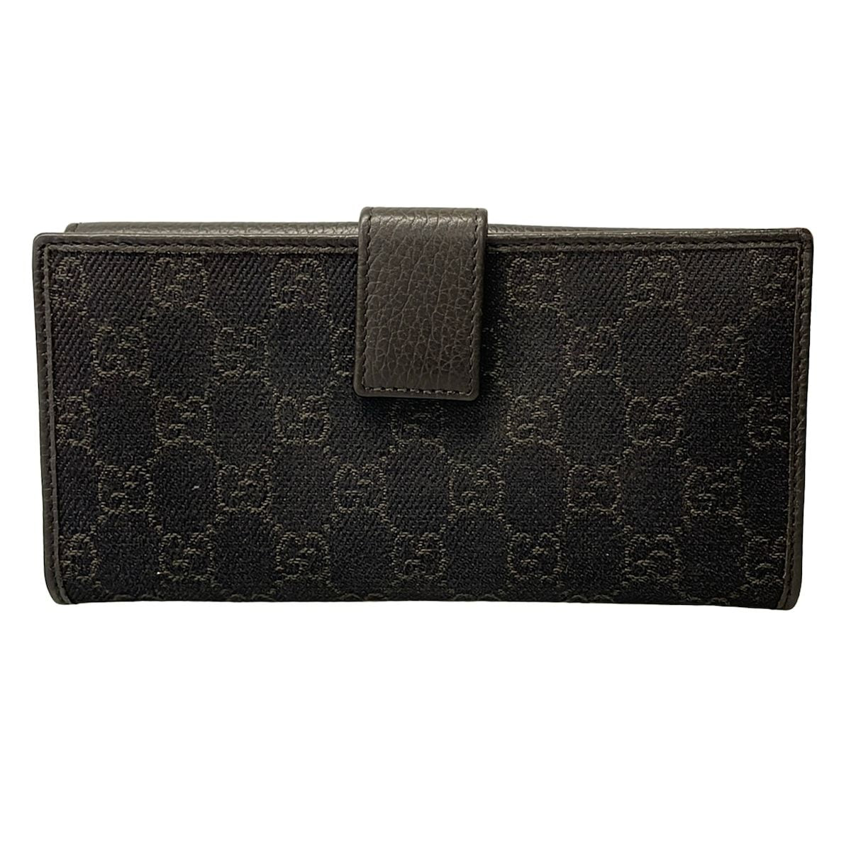 Gucci Wallet Blanc Di Dark Brown Beige Leather — view 2