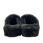 Chanel Shoes 38 C Black Slippers Monsieur Shearling — view 6