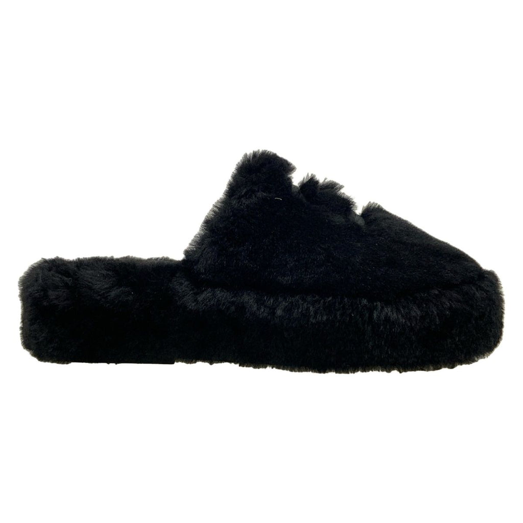 Chanel Shoes 38 C Black Slippers Monsieur Shearling — view 4