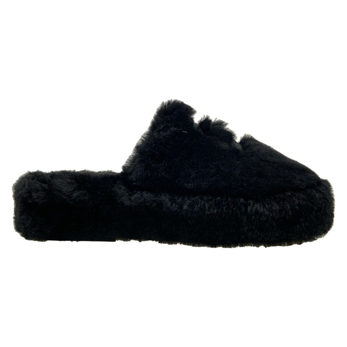 Chanel Shoes 38 C Black Slippers Monsieur Shearling — view 4