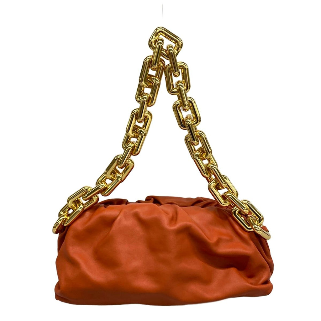 Bottega Veneta Shoulder Bag the Chain Pouch Brown Removable Strap Leather — view 3
