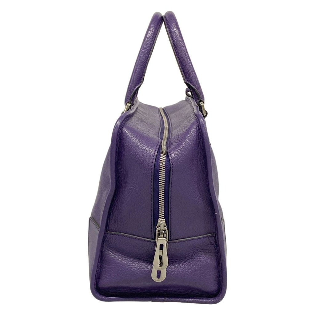 Loewe Handbag Amazona 36 Purple Leather — view 2