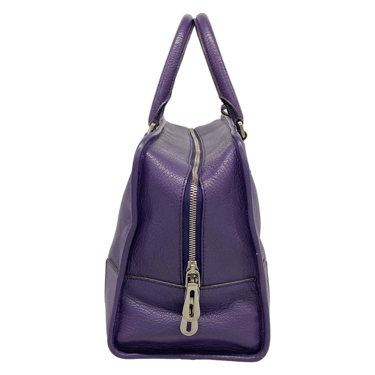 Loewe Handbag Amazona 36 Purple Leather — view 2