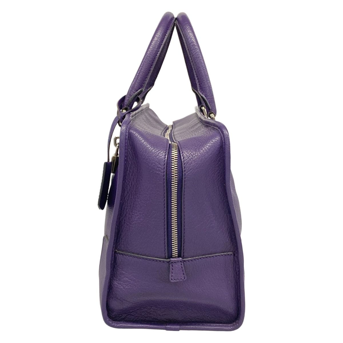 Loewe Handbag Amazona 36 Purple Leather — view 4
