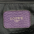 Loewe Handbag Amazona 36 Purple Leather — view 9