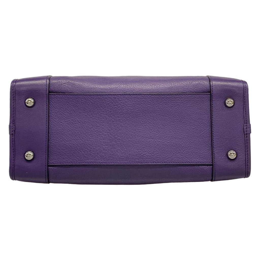 Loewe Handbag Amazona 36 Purple Leather — view 5