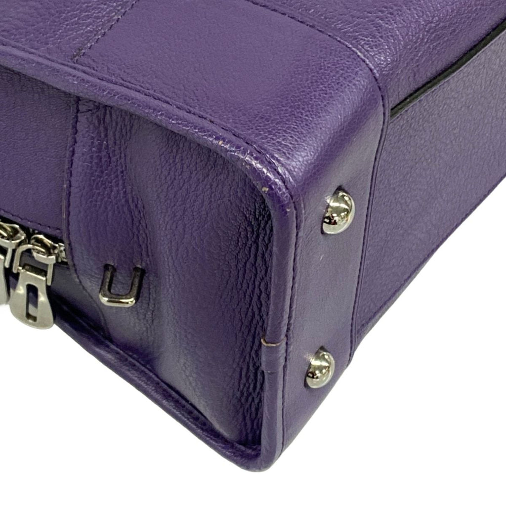 Loewe Handbag Amazona 36 Purple Leather — view 6