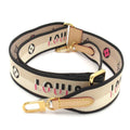 Louis Vuitton Shoulder Strap Beige Ivory Multi Diane Nmpm Leather