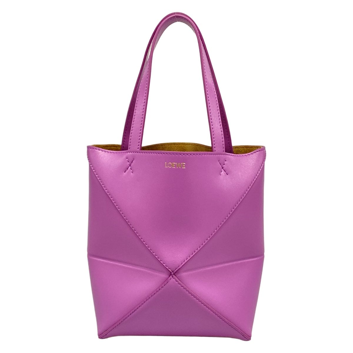 Loewe Tote Puzzle Fold Mini Rock Rose Color Folding