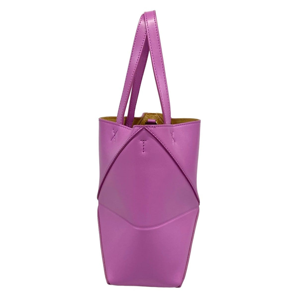 Loewe Tote Puzzle Fold Mini Rock Rose Color Folding — view 4