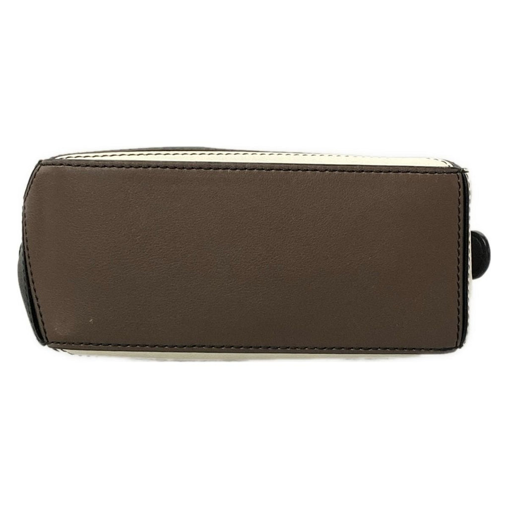 Loewe Handbag Puzzle Bag Mini Black White Dark Brown — view 5