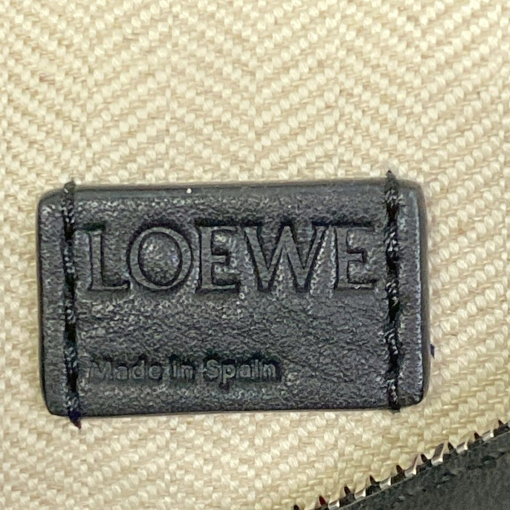 Loewe Handbag Puzzle Bag Mini Black White Dark Brown — view 9