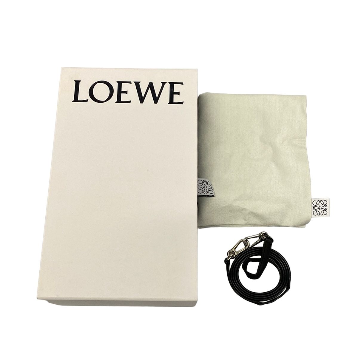 Loewe Handbag Puzzle Bag Mini Black White Dark Brown — view 8